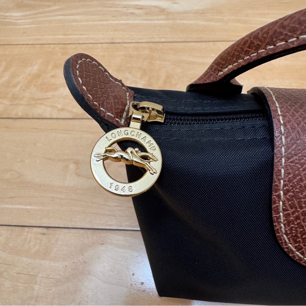 Longchamp Le Pliage Cosmetics Case Black - Picture 6 of 9